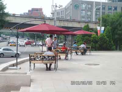 石家庄广场休闲椅